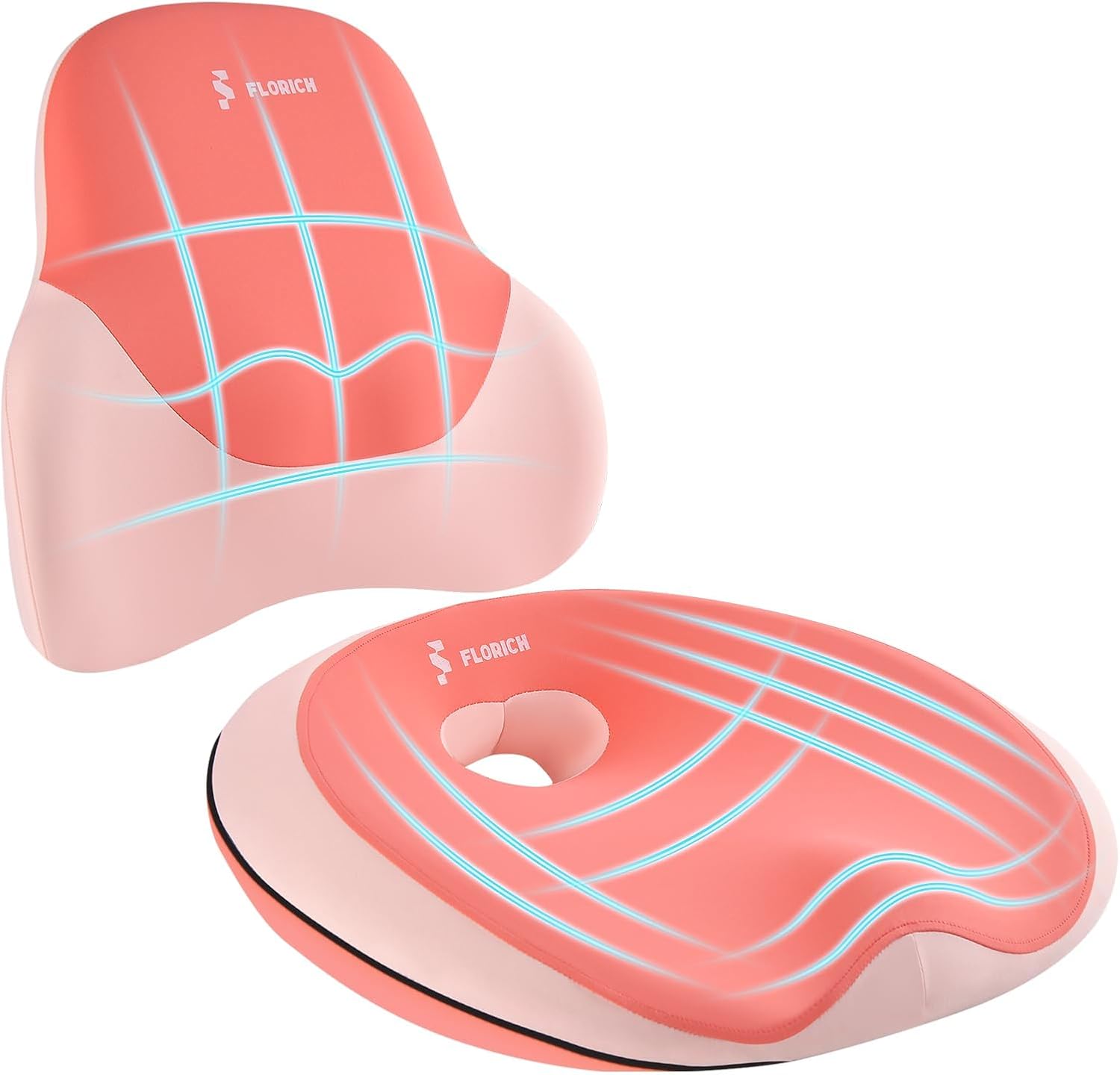 FLORICH Memory Foam Car Seat Cushion for Ultimate Comfort