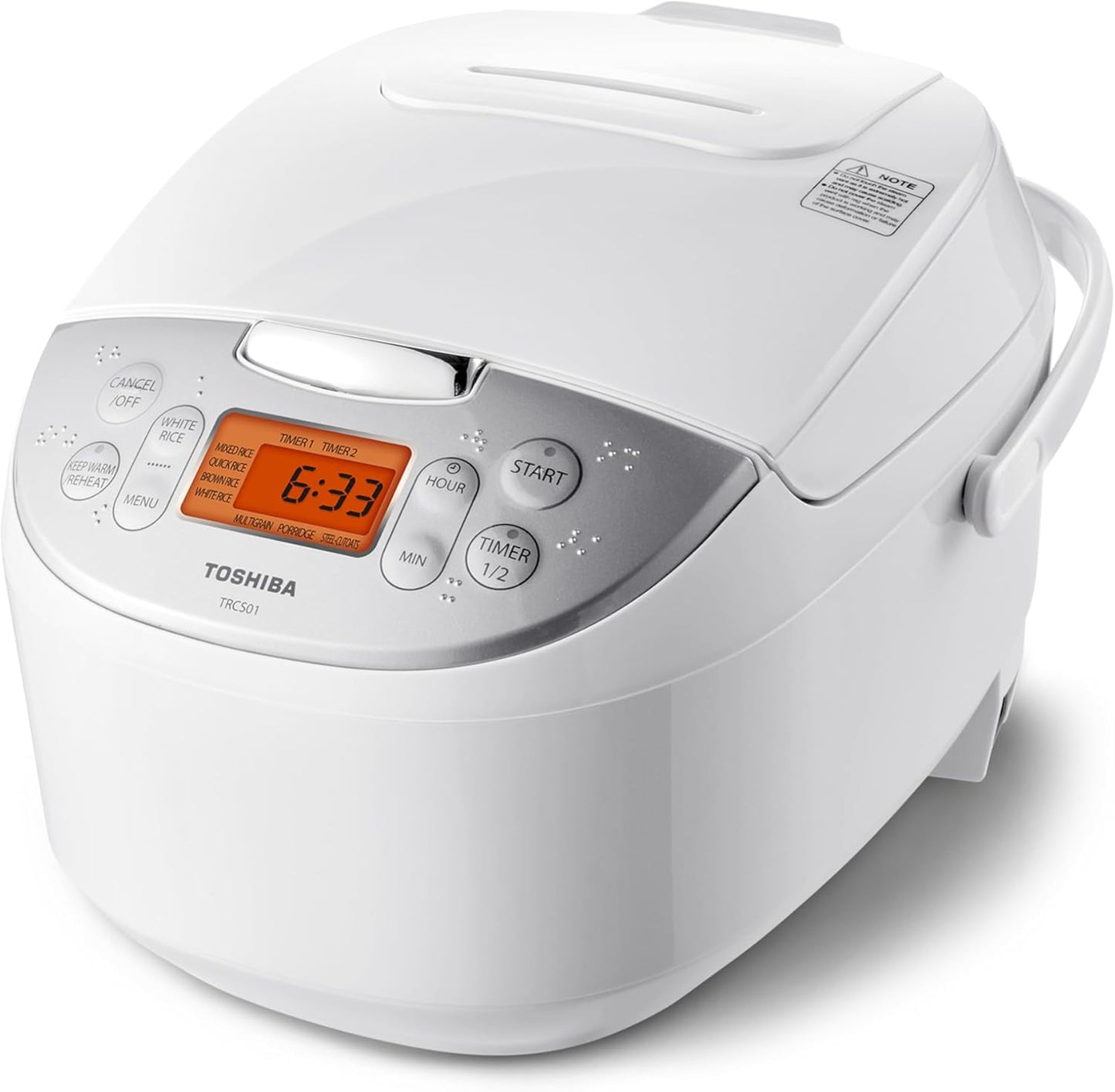Toshiba 6 Cup Japanese Rice Cooker with Fuzzy Logic