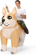 Adult Inflatable Dog Costume for Halloween and Christmas Fun
