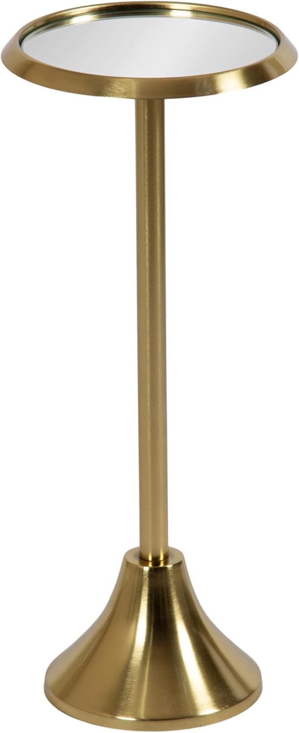 Kate and Laurel Sanzo Modern Pedestal Drink Table for Home Decor