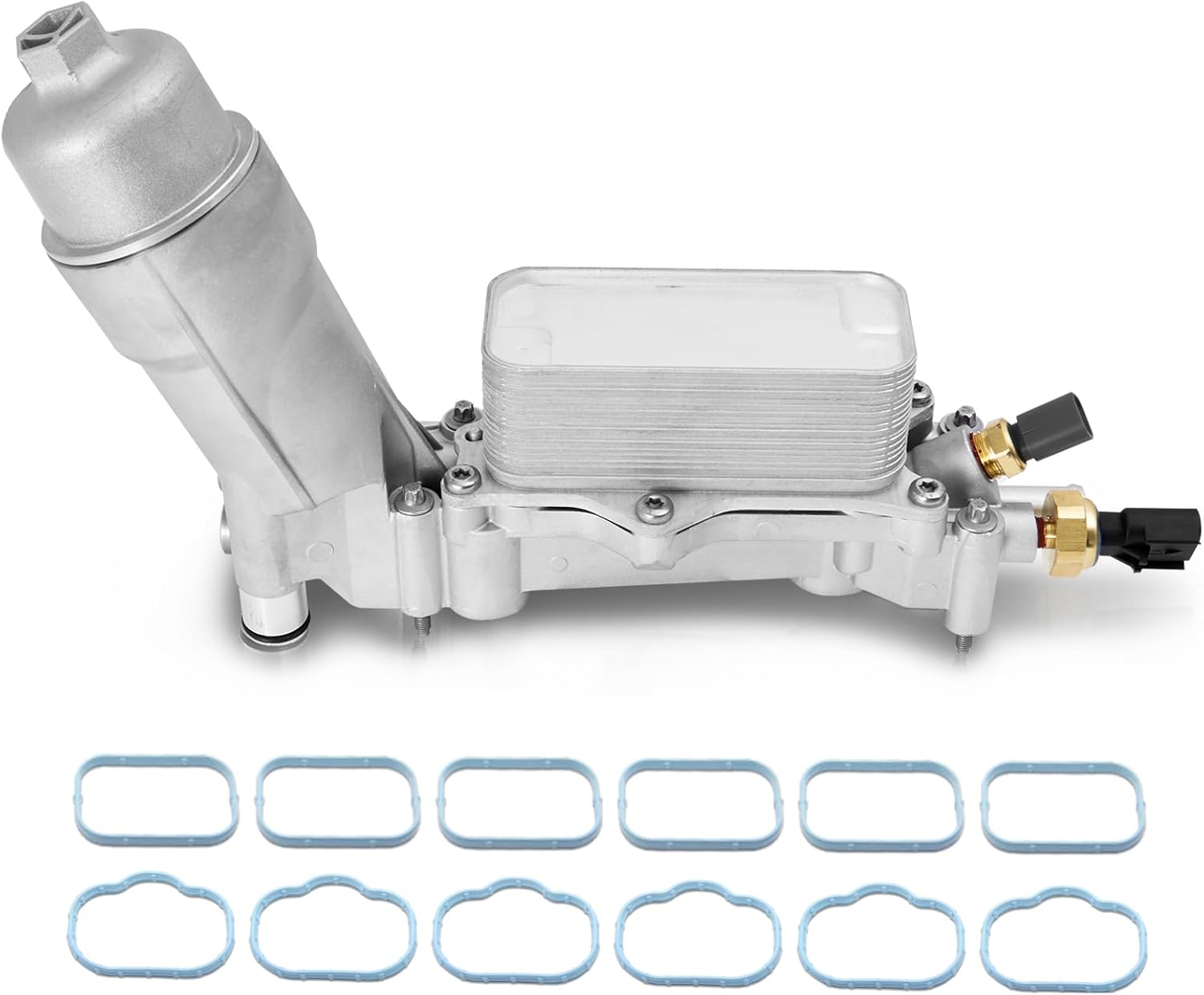 Full Aluminum Engine Oil Filter Housing with Oil Cooler Kit