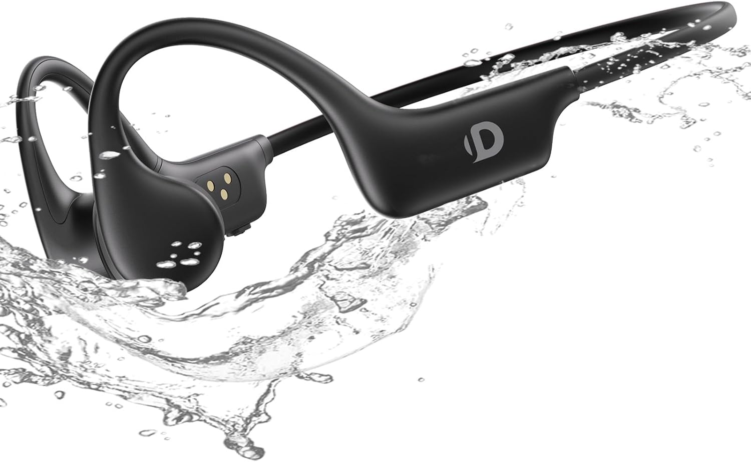 DEMICEA Bone Conduction Sport Headphones - 32GB MP3, IP68 Rated, Waterproof, 8H Battery