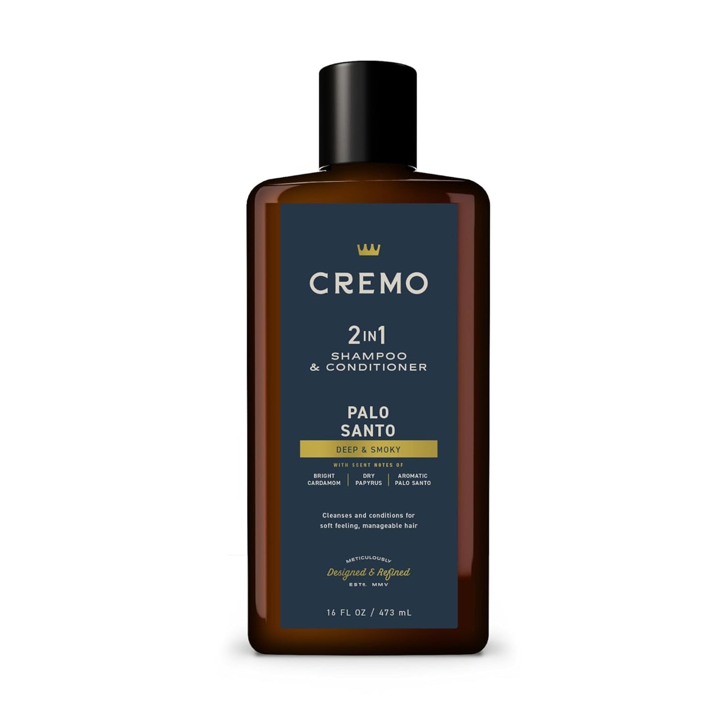 Cremo Palo Santo 2-in-1 Shampoo, Bright Cardamom Scent