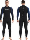 Lemorecn Men's Wetsuit 3/2mm Full Suit - Warm, Flexible Protection 3MM