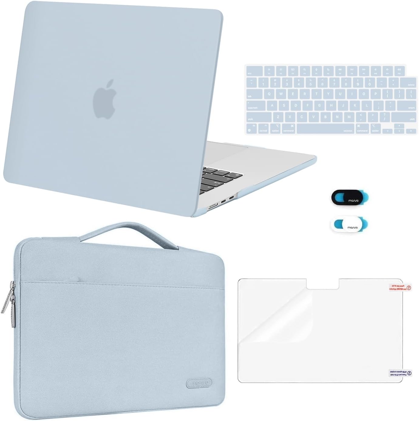 MOSISO MacBook Air 15 inch Case with Sleeve and Accessories