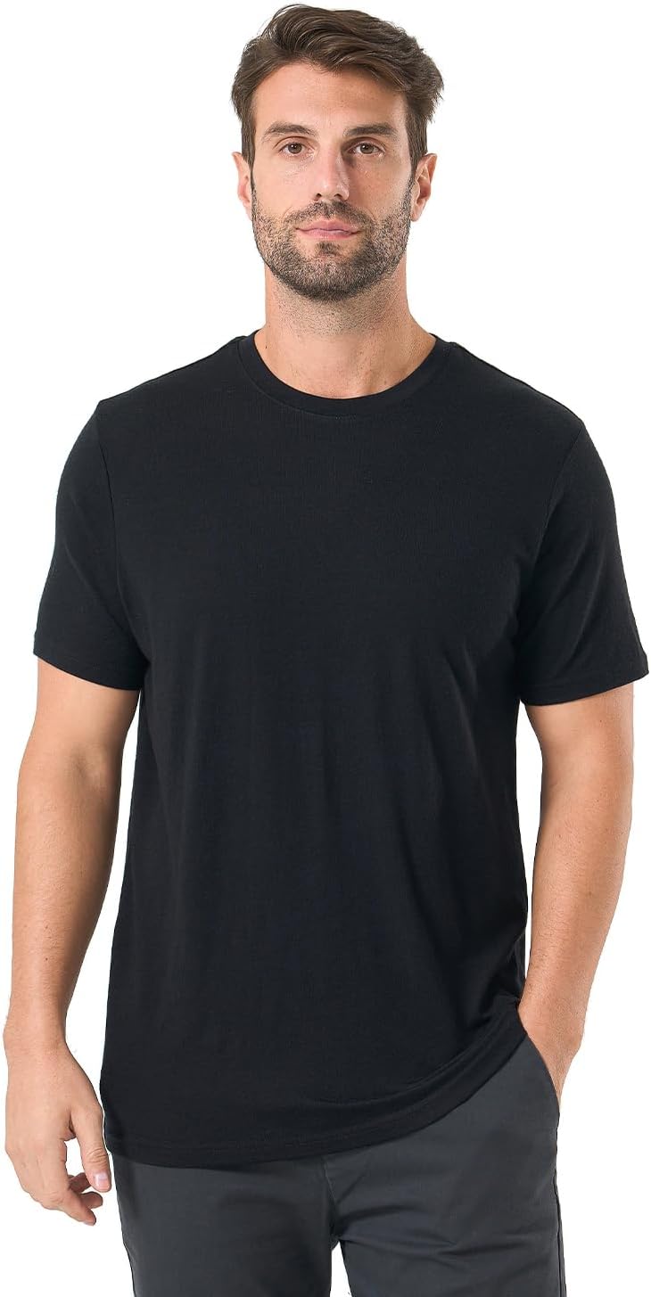 Merino Wool T Shirts for Men - Odor Resistant Base Layer