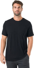 Merino Wool T Shirts for Men - Lightweight Odor Resistant Base Layer