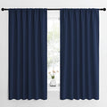 NICETOWN Blackout Curtains for Bedroom - Thermal Insulated Navy Pair