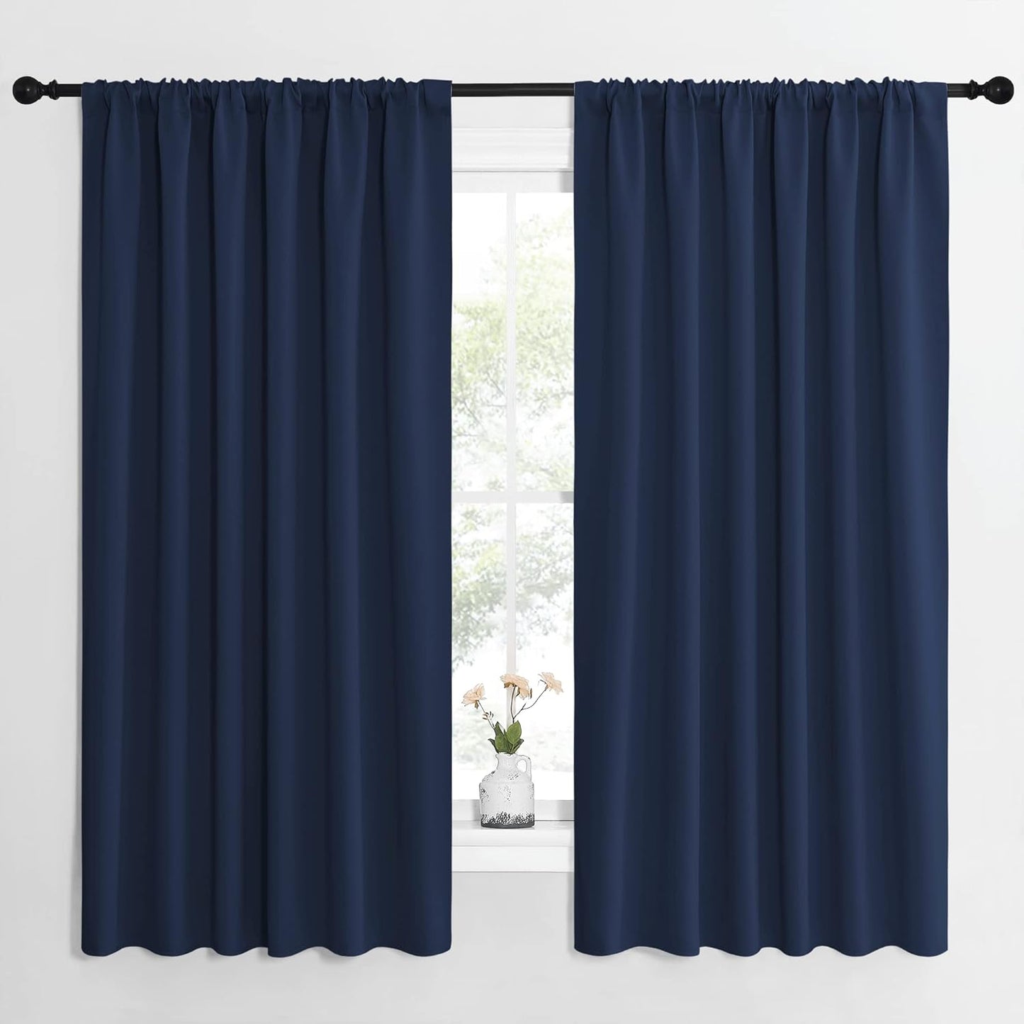 NICETOWN Blackout Curtains for Bedroom - Elegant Thermal Drapes