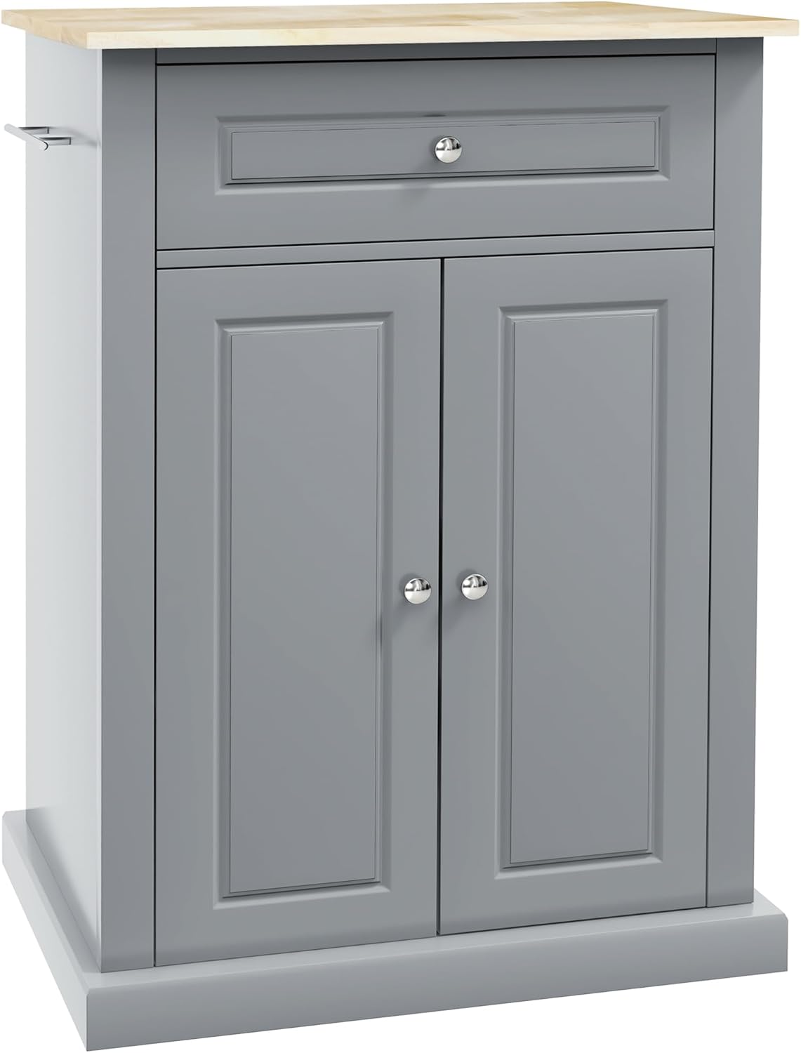 HOMCOM Portable Kitchen Cart - Organize with Ease!