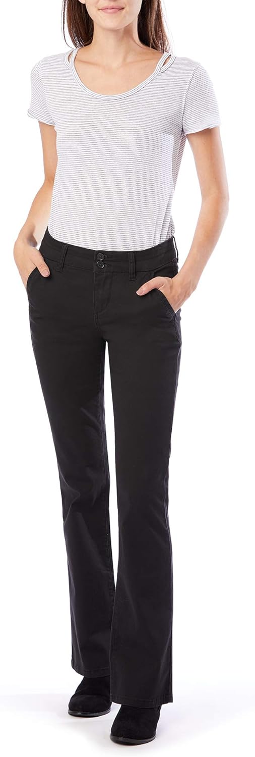 UNIONBAY Juniors Heather Slash Pocket Long Bootcut Pant Review