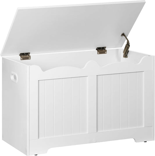 Storage Chest with Safety Hinge for Entryway and Bedroom