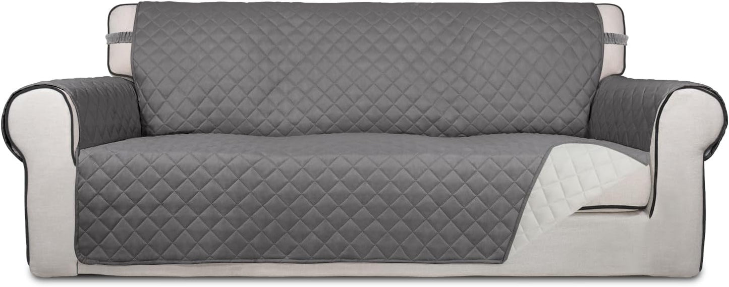PureFit Reversible Quilted Sofa Cover for Pets and Kids Protection