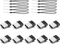 K&ZZ 16GB Mini Flash Drive 10 Pack - Low Profile 16GB USB Drives