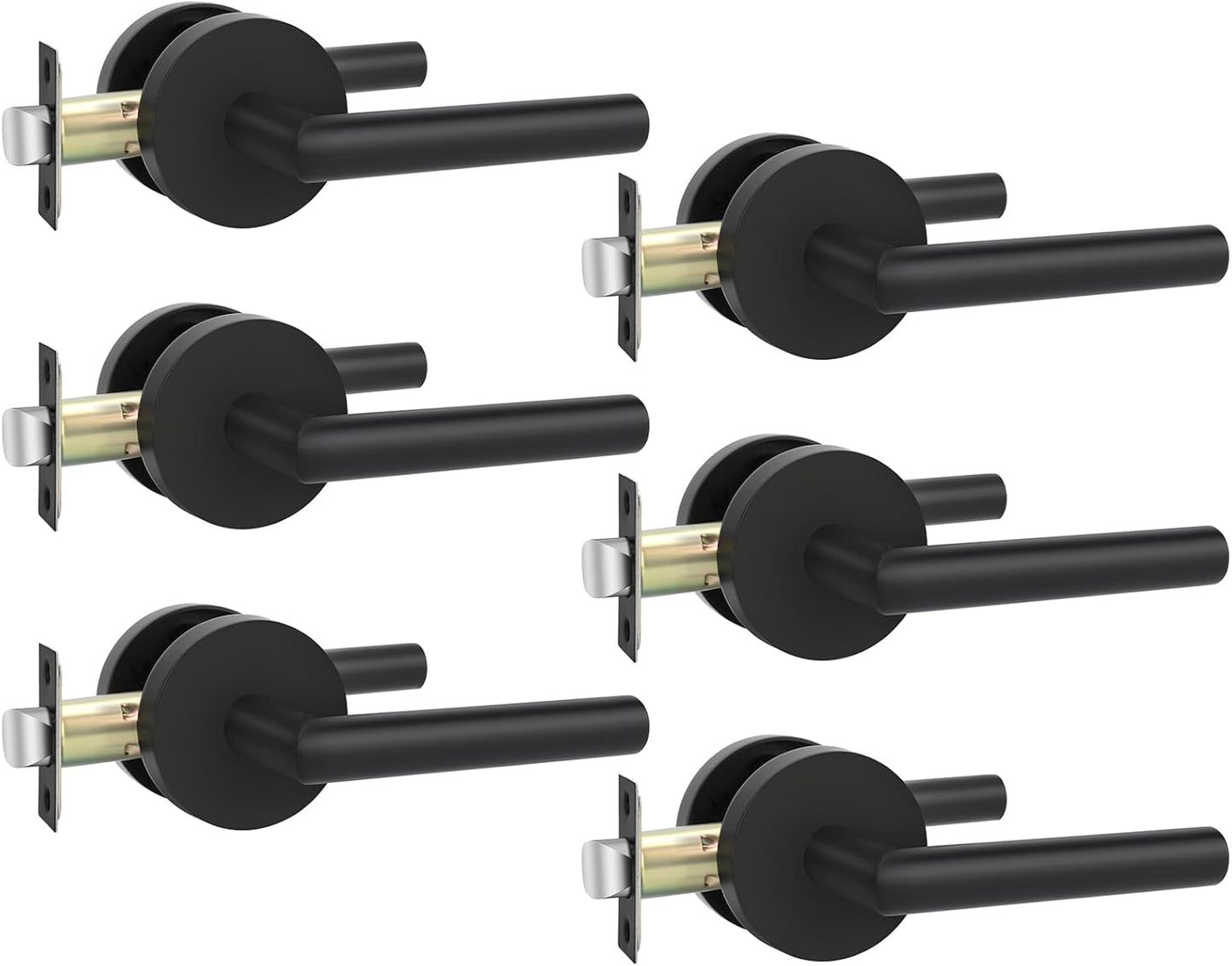goldenwarm Black Door Handles Interior for Modern Homes