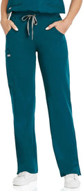 COMENII Women's Scrubs with Yoga Waist and Convenient Cargo Pockets