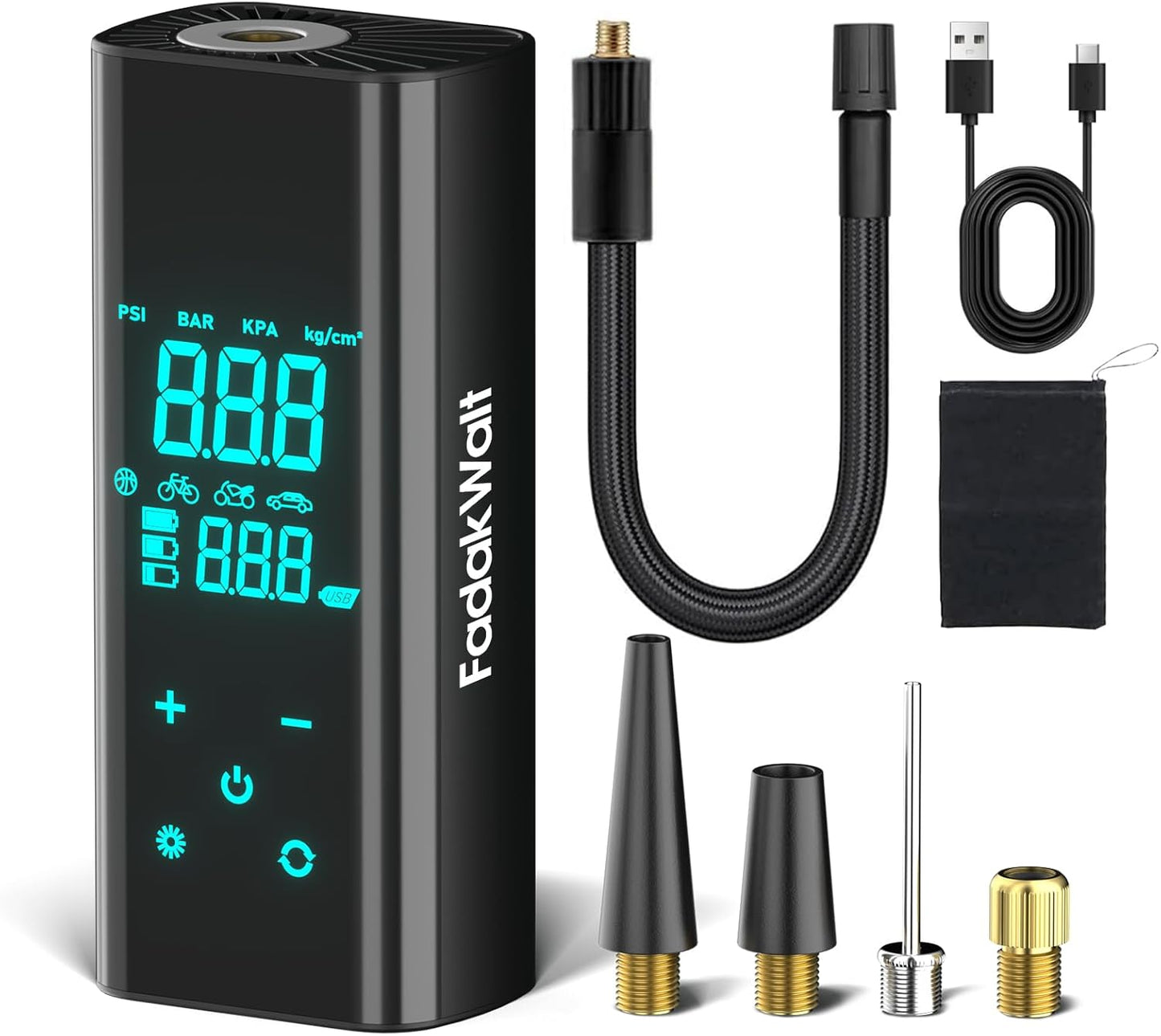 Fast 150 PSI Tire Inflator - Pump Anytime, Anywhere!