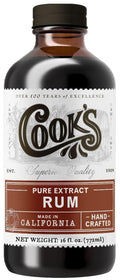 Pure Rum Extract for Baking, Ice Cream & Cakes - Intense Flavor