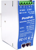 Gigabit Industrial PoE++ Injector 95W - Hardened DIN-Rail PoE Adapter