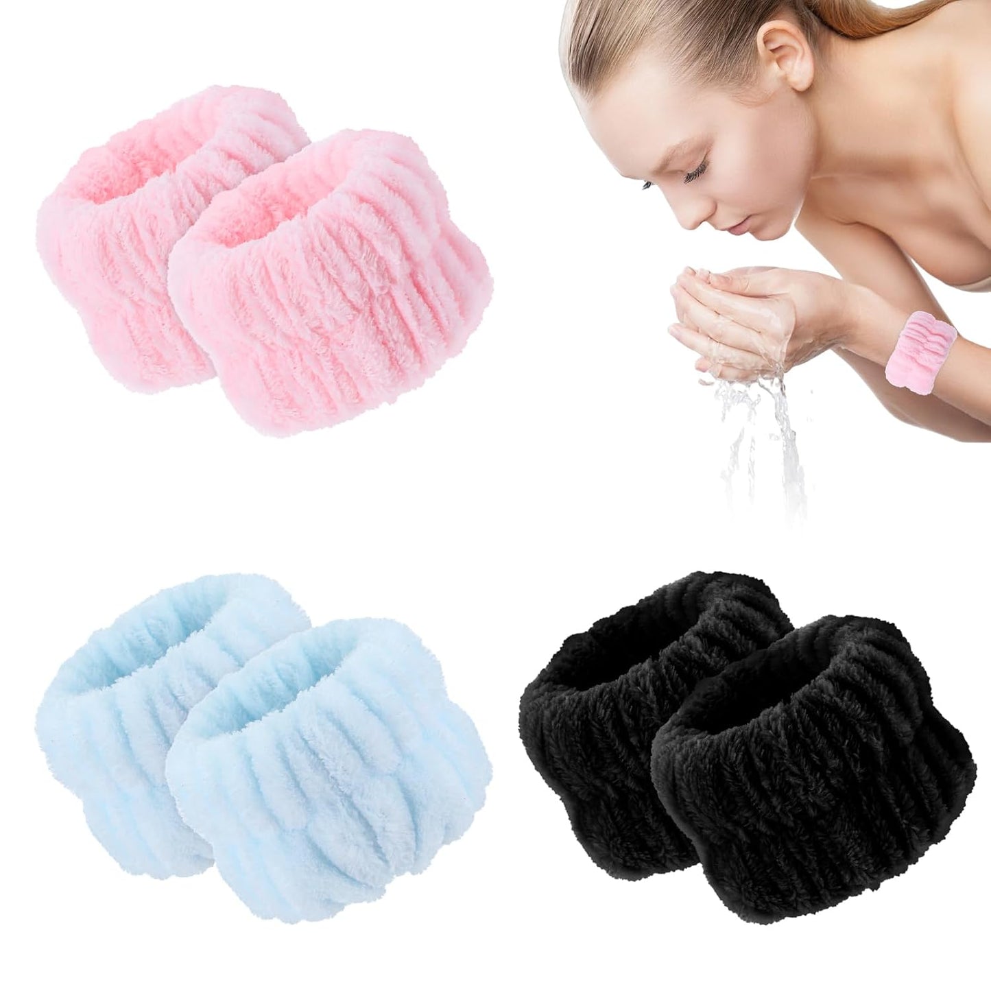 Absorbent Microfiber Wrist Bands - Say Goodbye to Mess!