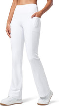 Willit Women's Fleece Lined Yoga Bootcut Pants - High Waisted Fit