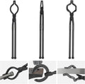 VEVOR Blacksmith Tongs Set for Beginners and Seasoned Craftsmen