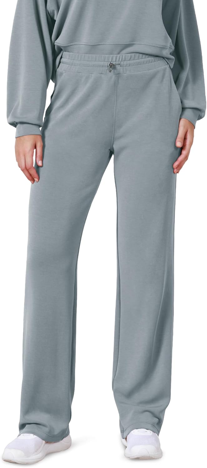 ODODOS Women's Modal Soft Wide Leg Pants for Casual Comfort