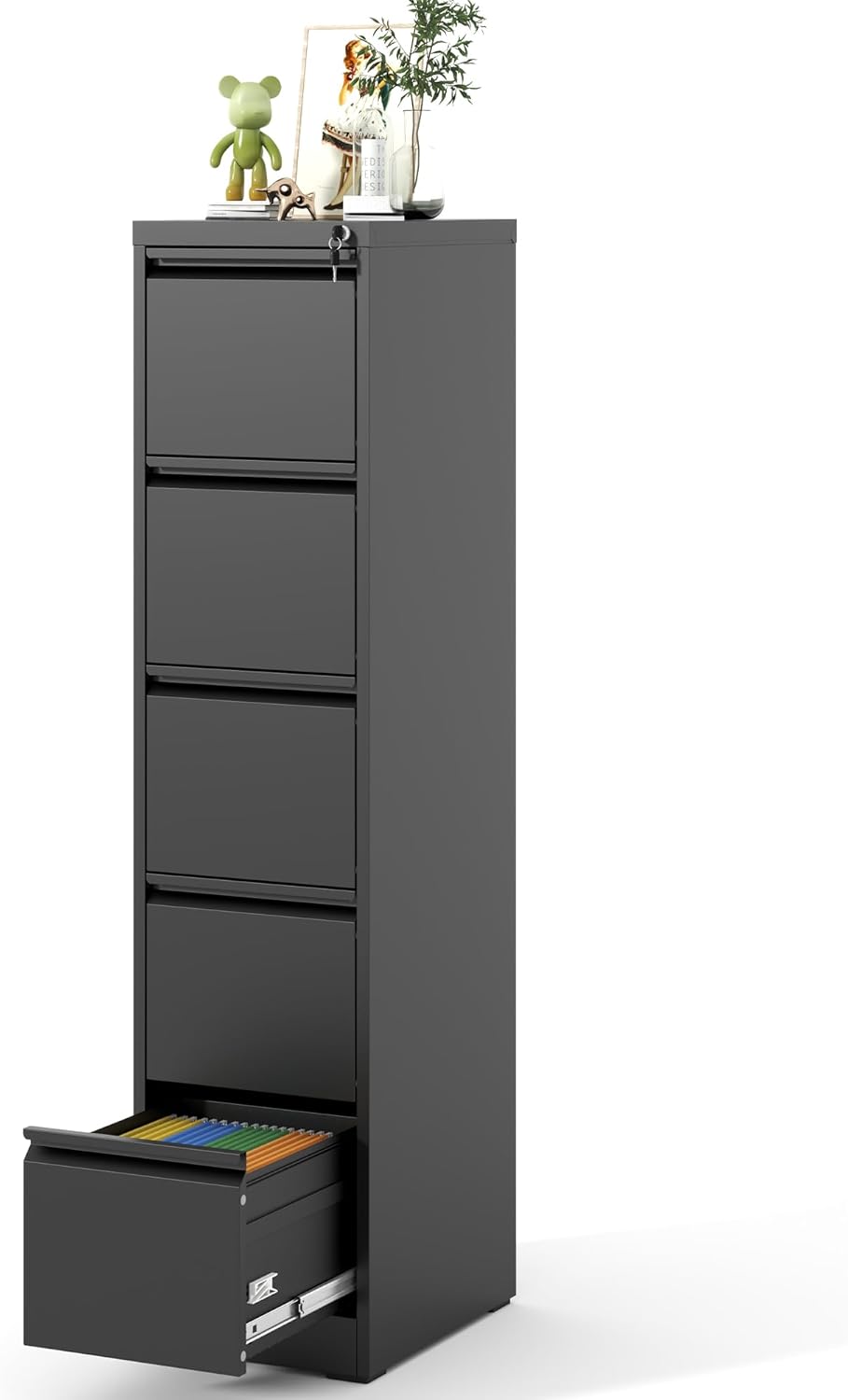 Vertical File Cabinet with Lock for Home Office Storage Needs