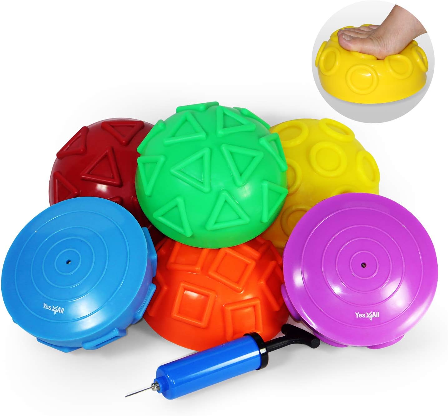Yes4All Hedgehog Balance Pods - Improve Balance & Core Strength