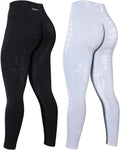 Serpent Snake Seamless Scrunch Workout Leggings for Women - 7/8 Fit