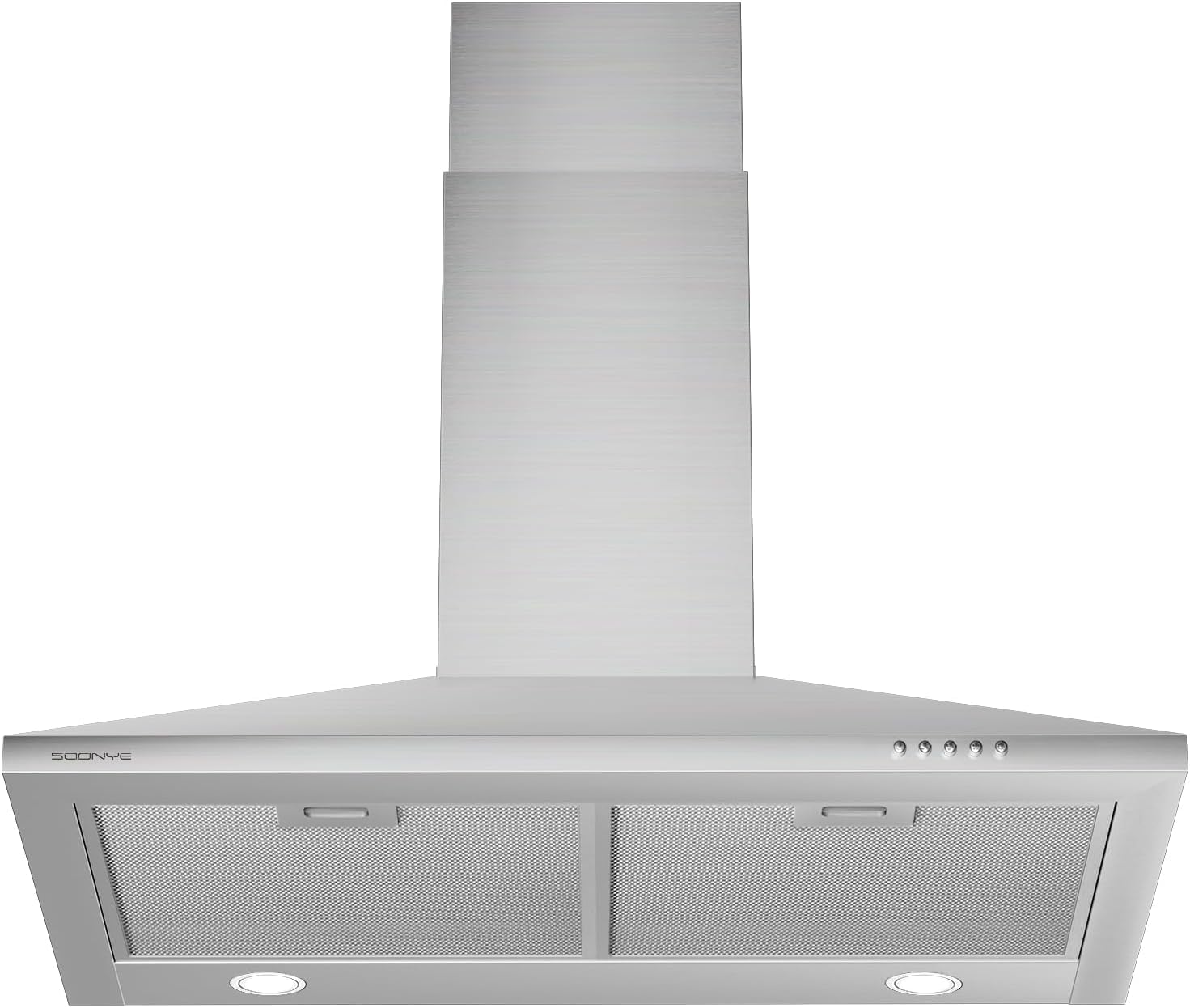 450 CFM 30 inch Range Hood with LED Lights and 3 Speed Fan