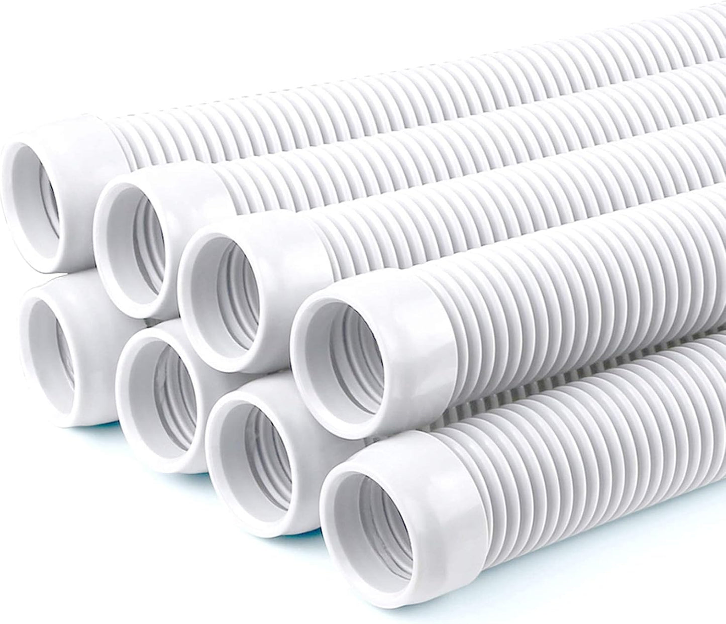 POOLWHALE Vacuum Hose for Automatic Pool Cleaners - 8 Hoses