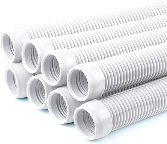 POOLWHALE Vacuum Hose for Automatic Pool Cleaners - 8 Hoses
