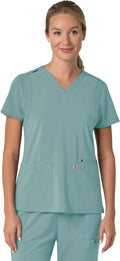 Carhartt Scrubs C13210 Women's Force Cross-Flex V-Neck - Durable at