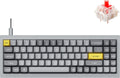 70% Aluminum Mechanical Keyboard Q7 (Grey) - Customizable Wired