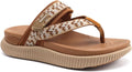 Womens Orthopedic Flip Flops with Arch Support - Thick Cushion