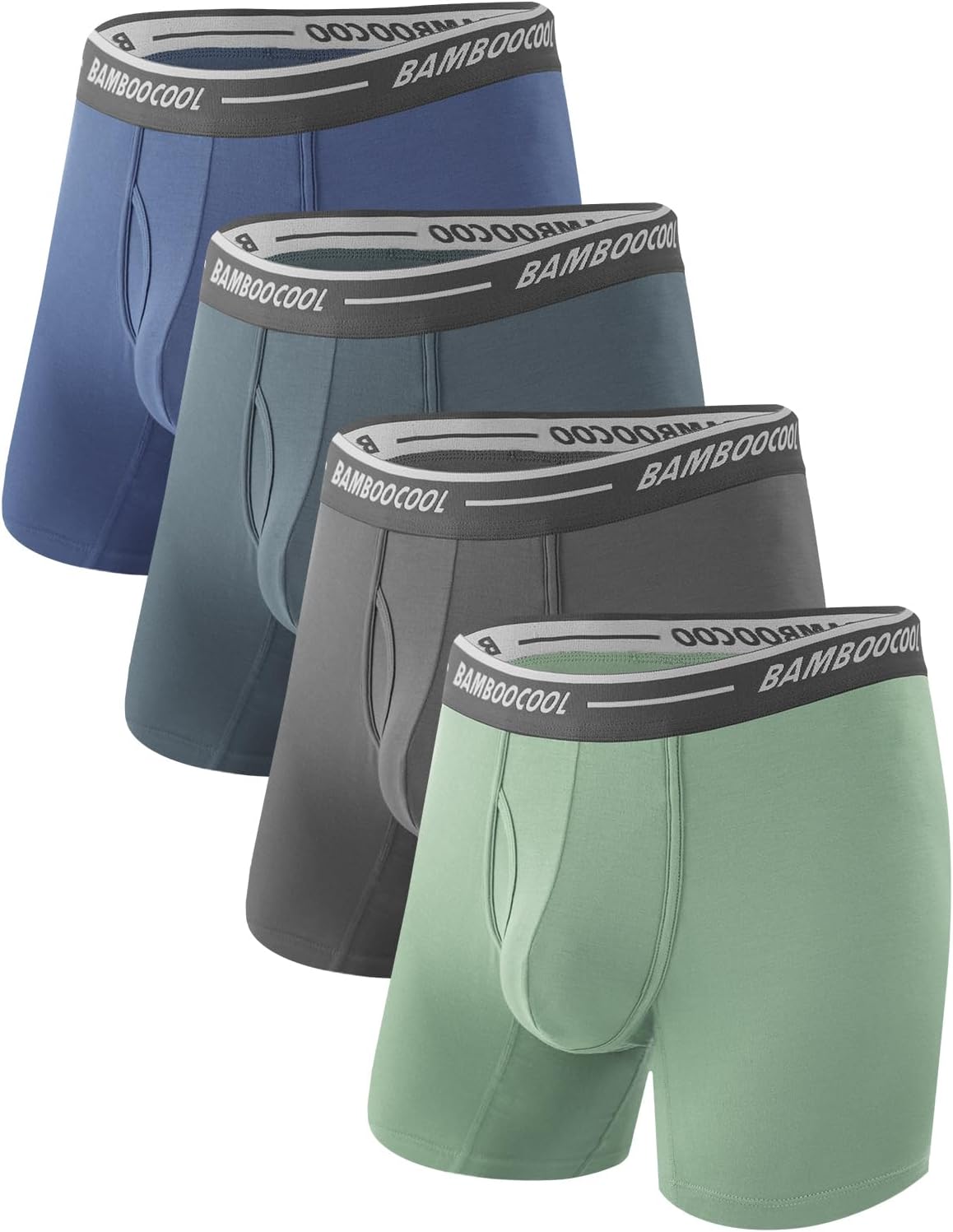 Bamboo Cool Men's Underwear Boxer Briefs for Ultimate Comfort