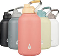 1 Gallon Water Bottle Insulated 128oz - Keeps Drinks Cold 24 hrs