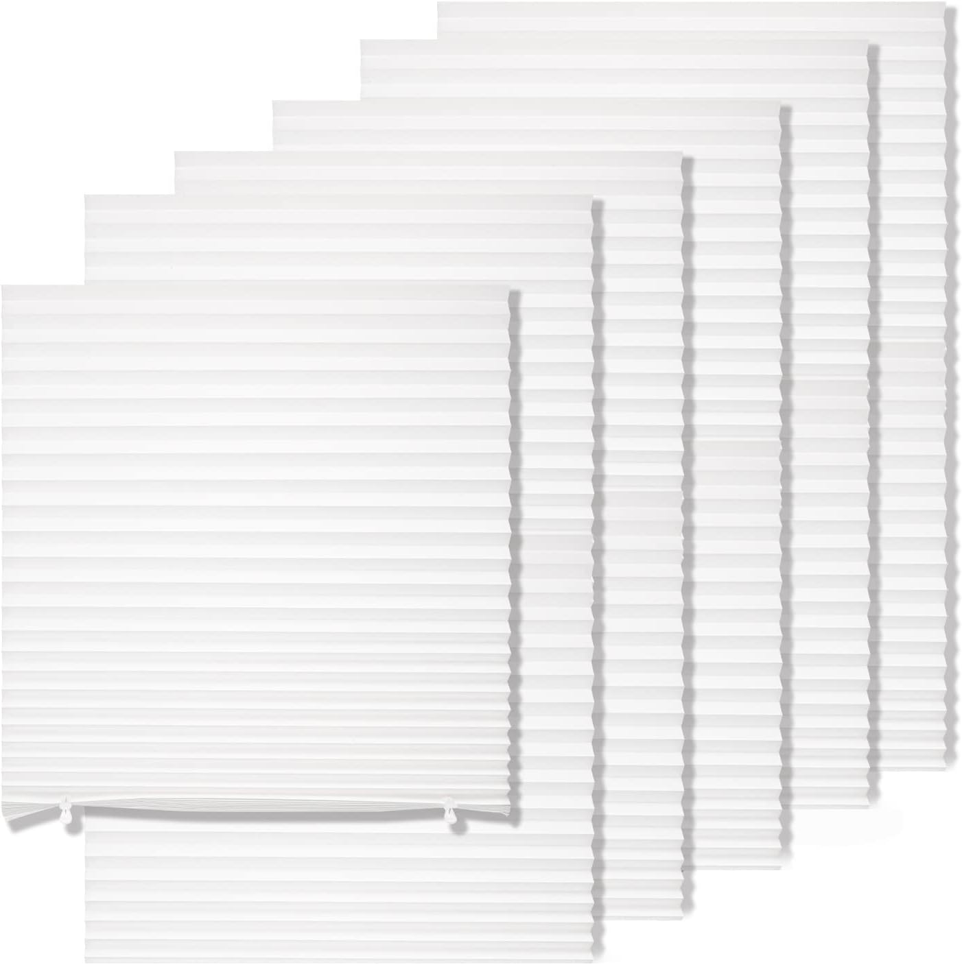 MYshade 6 Pack Temporary Light Filtering Paper Shades for Windows