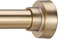 Tension Curtain Rod No Drill - Adjustable 30 to 48 in Non-Slip Rod