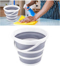 GLSOWEE 10L Collapsible Bucket: Space-Saving Auto Cleaning Essential