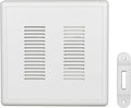 PrimeChime Plus 2 Doorbell Kit Deco Button White - Selectable Chimes
