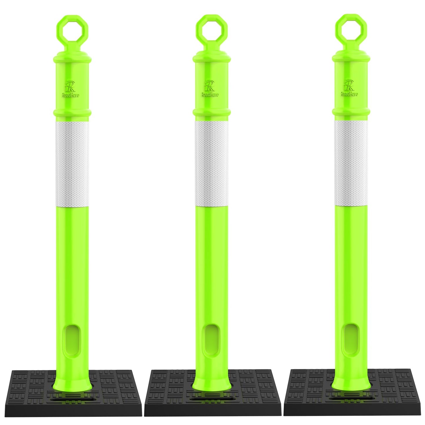 RoadHero 45 Inch Delineator Post for Traffic Safety and Control