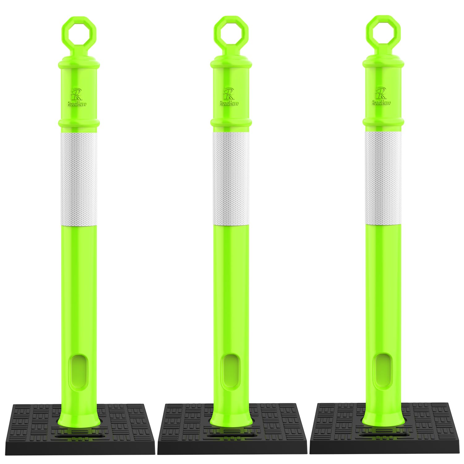 RoadHero 45 Inch Delineator Post for Traffic Safety and Control
