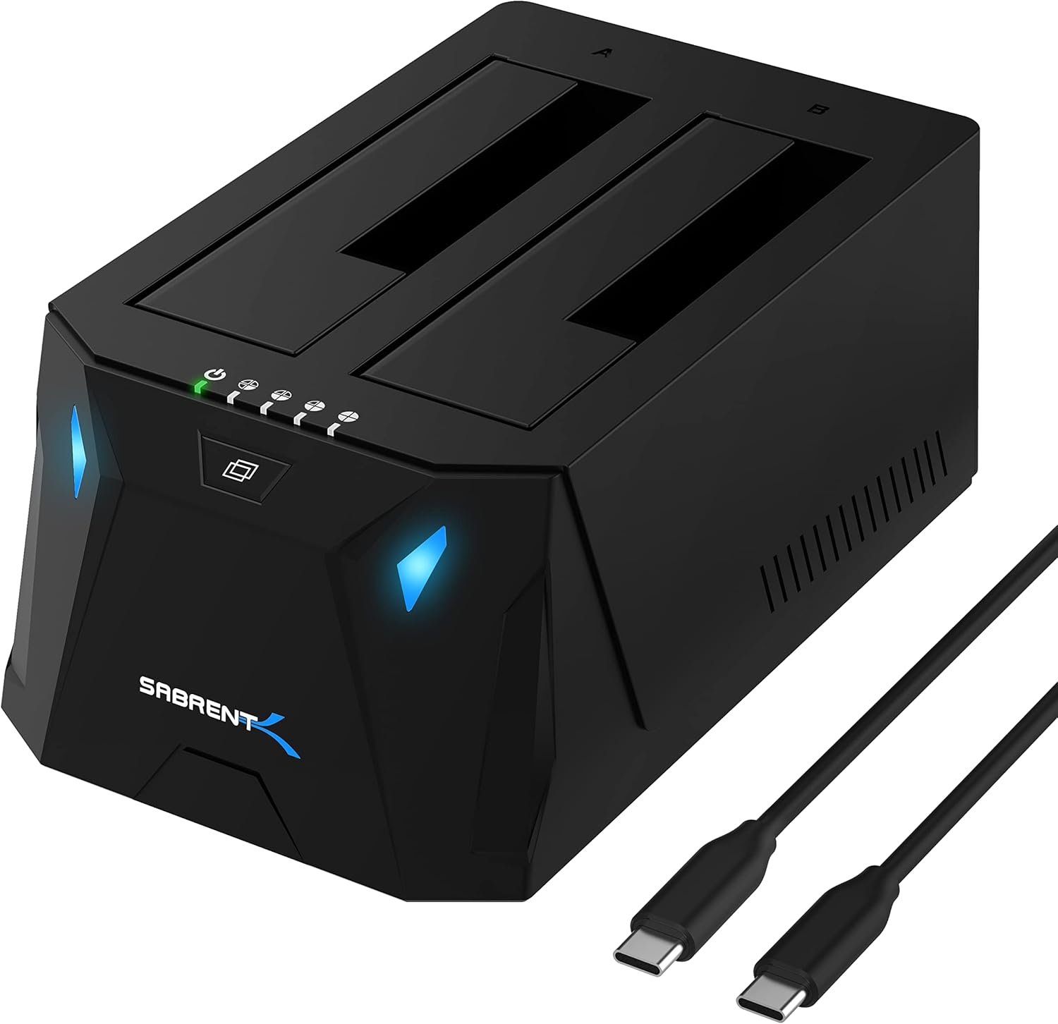 Sabrent Dual Bay Docking Station | Offline Cloning | Up to 5Gbps
