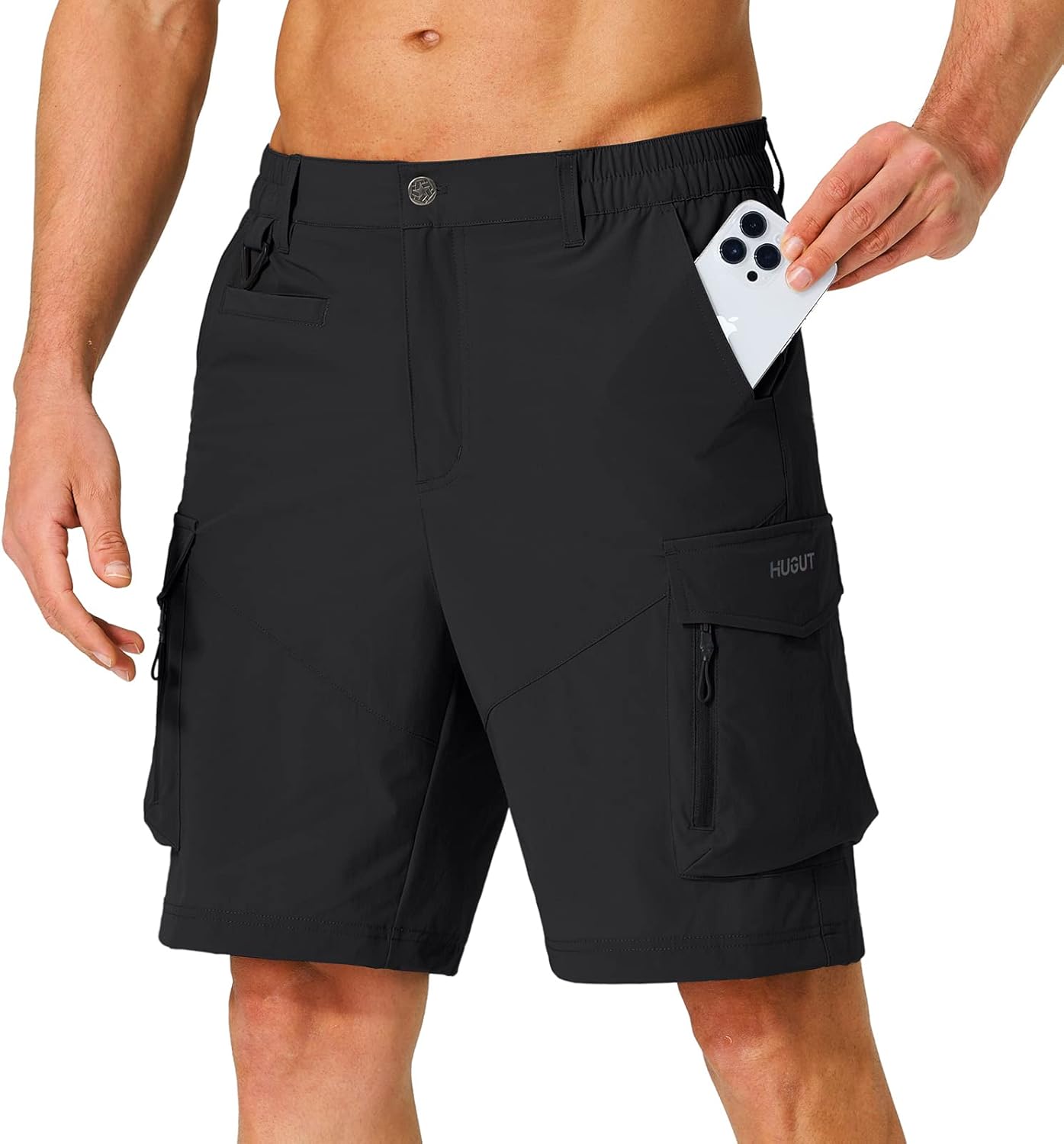 Men's Hiking Cargo Shorts Quick Dry Lightweight Travel Gear