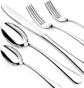 60 Piece Silverware Set for 12 - Premium Stainless Steel Flatware