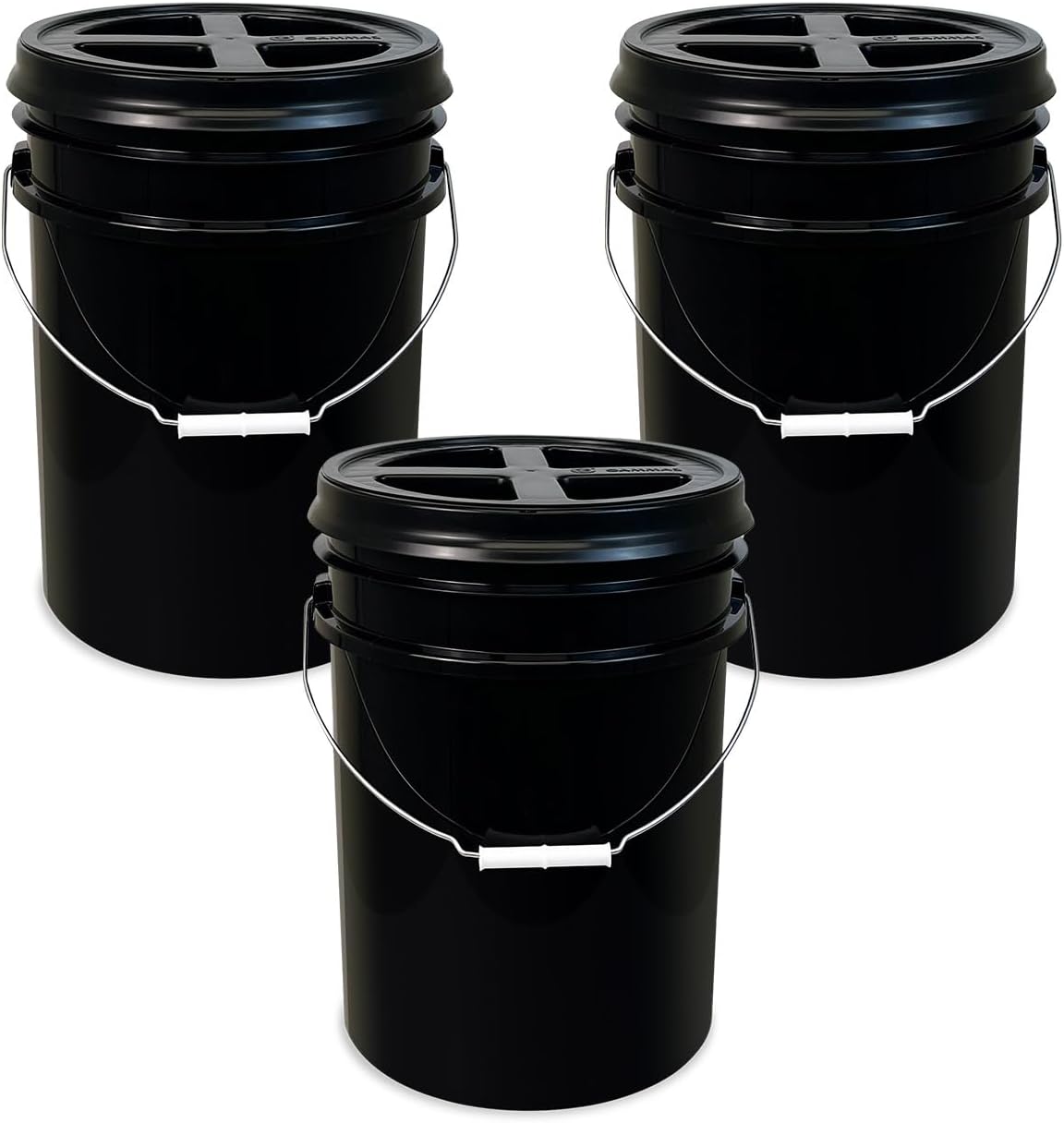 Premium 5 Gallon Food Grade Plastic Pail with Gamma Seal Lid