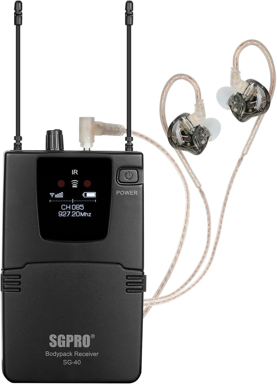 Wireless IEM System with Metal Transmitter for Bands & Events