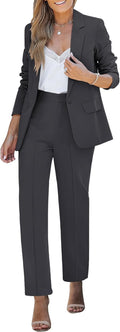 luvamia Women's Two Piece Pants Suit Set - Professional Workwear